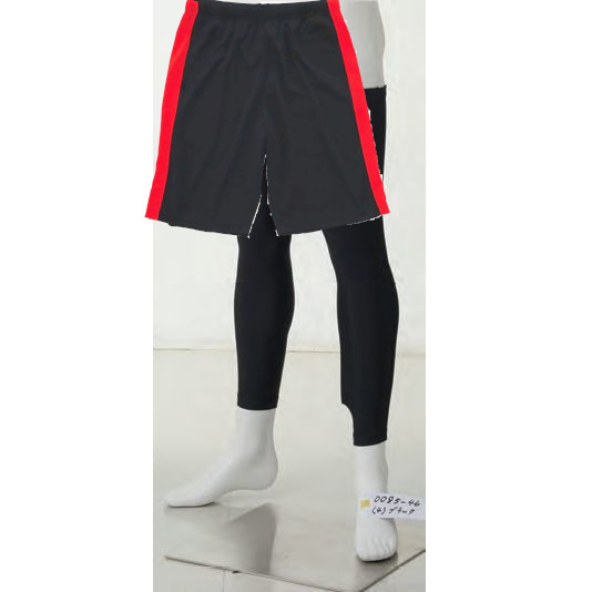 ブラック(パンツ)+ブラック(レッグサポーター)