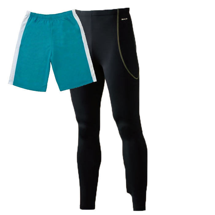 エメラルドブルー(Outer) + ブラックxゴールドライン(Inner)