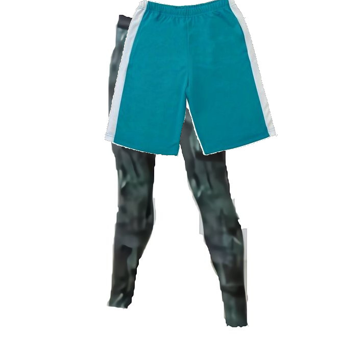 エメラルドブルー(ハーフパンツ)+アーミー