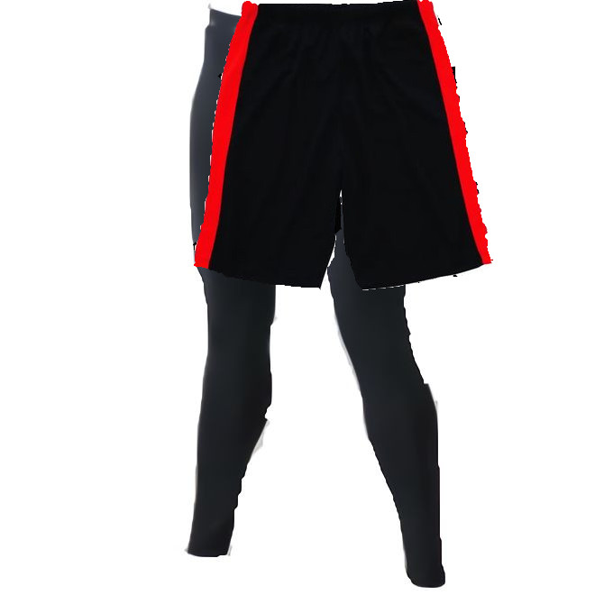 ブラック(ハーフパンツ)+ブラック