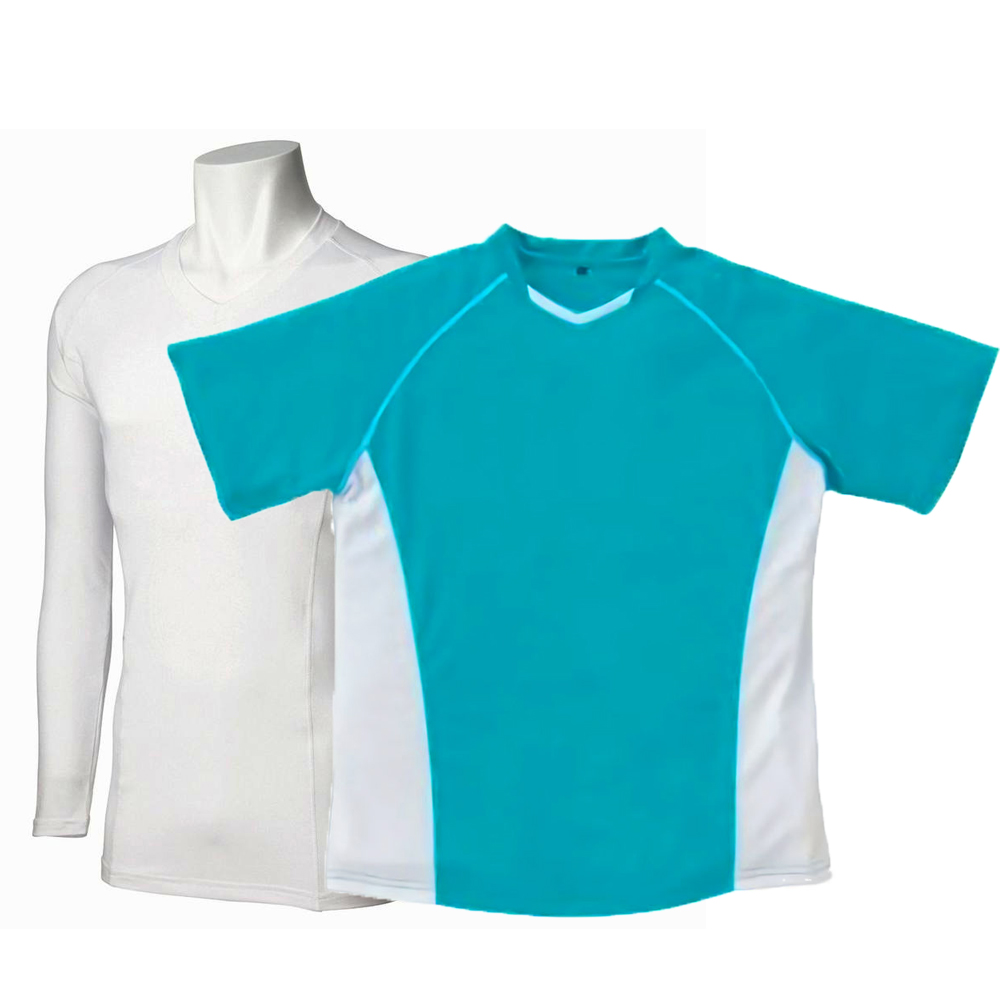 ターコイズ(Outer) + ホワイト(Inner)