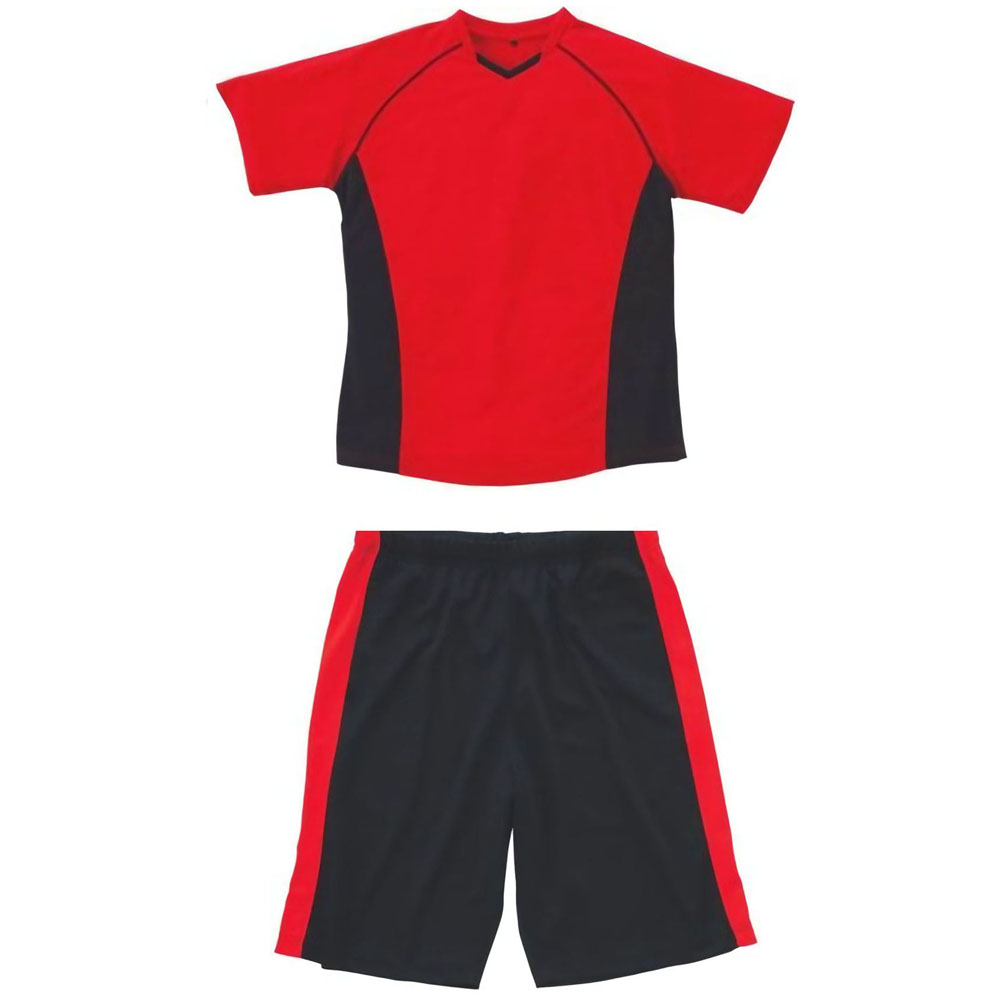 上レッド + 下ブラック