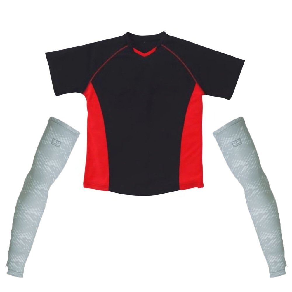 ブラック(シャツ)+シルバーグレー