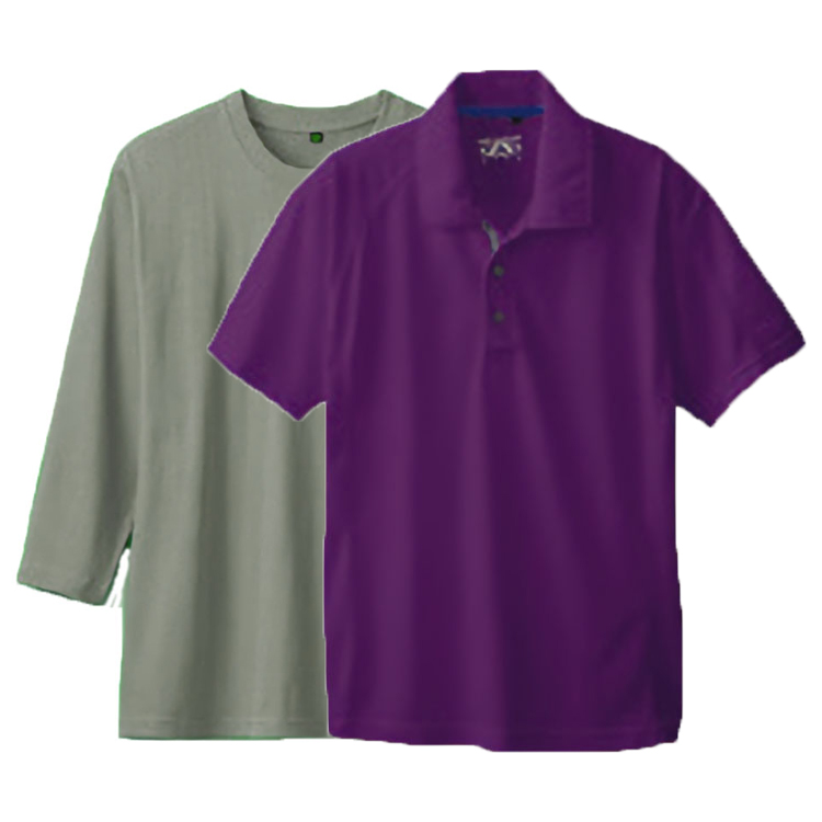 バイオレット(Outer)+杢グレー(Inner)