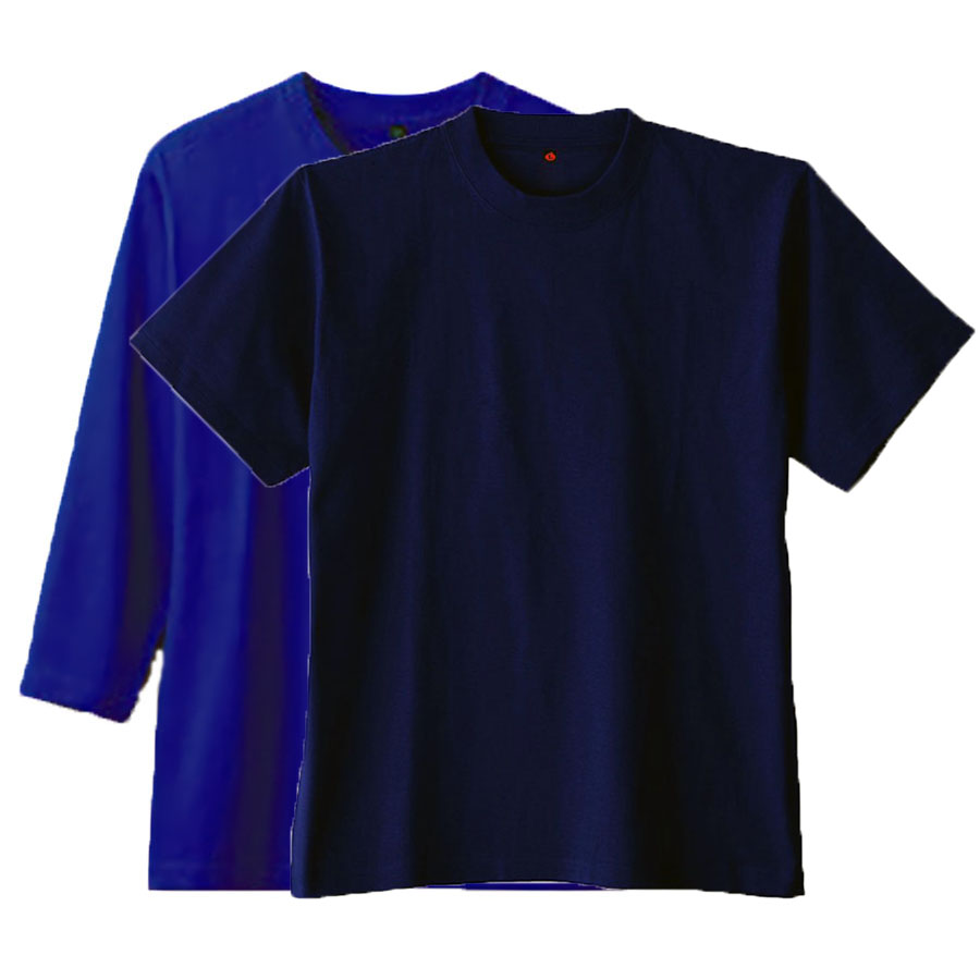 半袖ネイビー+七分袖ロイヤルブルー