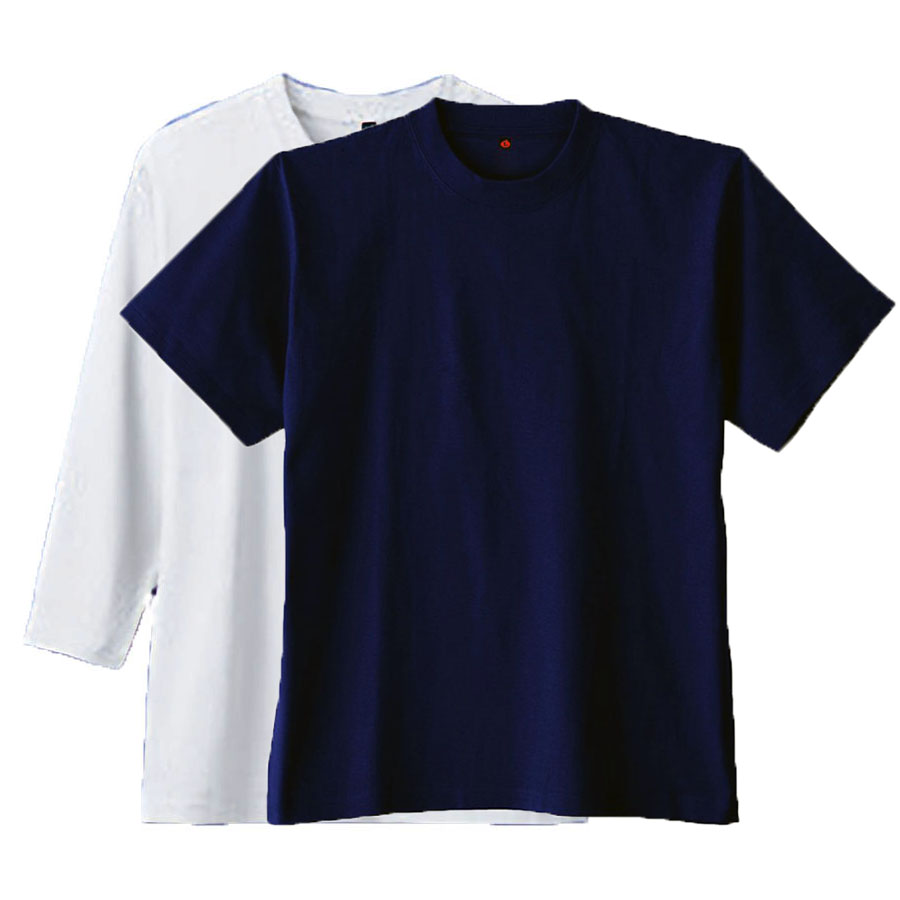 半袖ネイビー+七分袖ホワイト