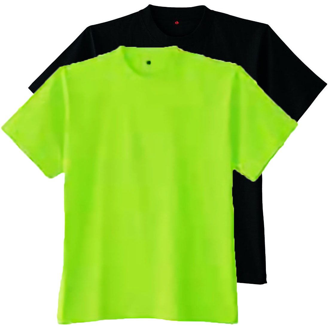 2枚目税込100円、お買い得Tシャツセットアップ(綿100%・超消臭) 6.2oz for キッズ (ライトグリーン+ブラック)