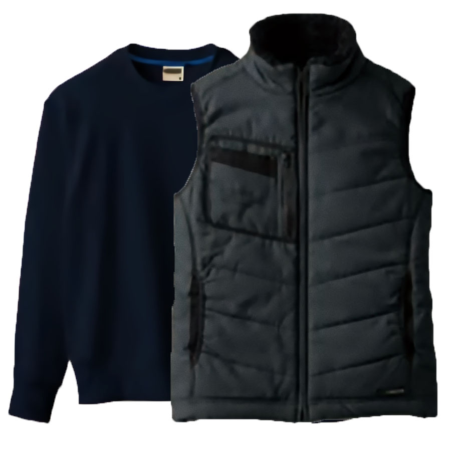 チャコールグレー(Outer)+ネイビー(Inner)