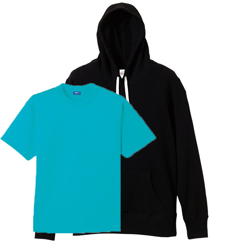 ブラック+(Inner)エメラルドブルー