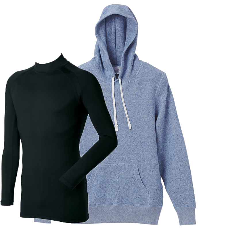 ヴィンテージへザーブルー+(Inner)ブラック