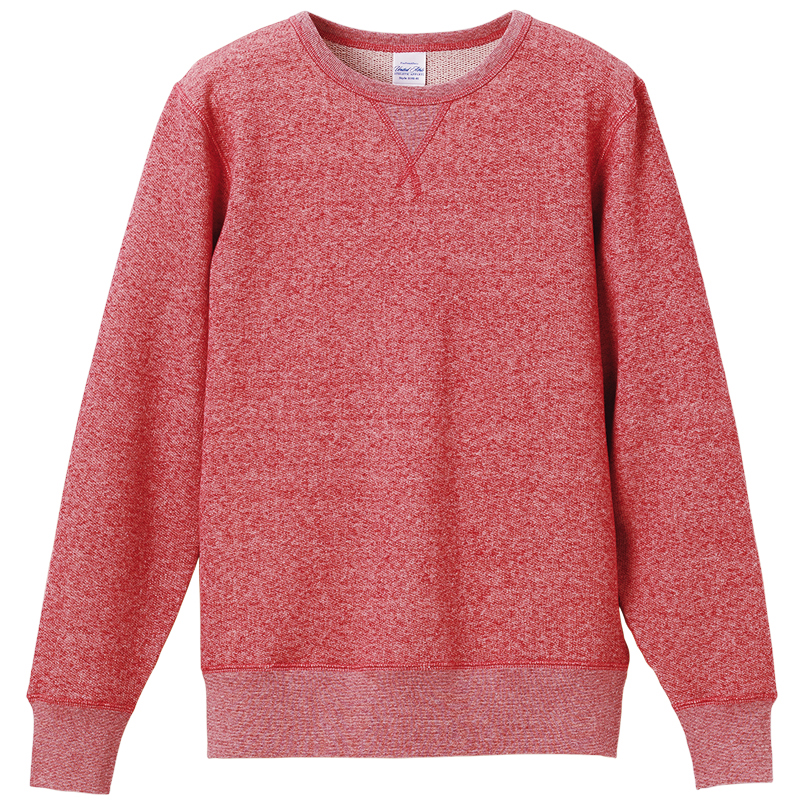 FF 8.4oz ファインフレンチテリー クルーネックスウェット(トレーナー) 限定カラー (ヴィンテージへザーレッド)