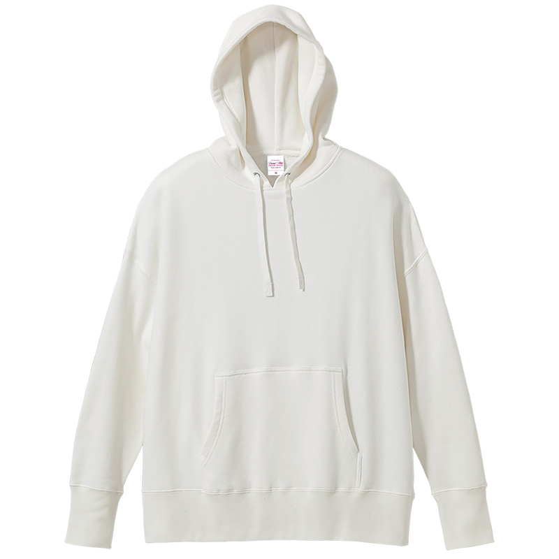FF 8.4oz ファインフレンチテリースウェット ビッグプルオーバーパーカー M・Lサイズ (バニラホワイト)