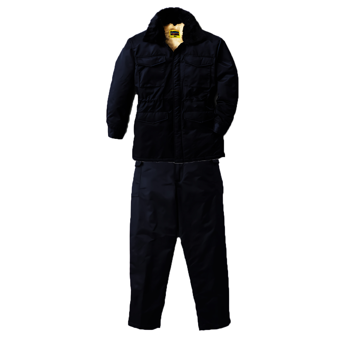 PROTECT WINTER フライトスーツLONG(ナイロン カストロコート+パンツ) 6Lサイズ (ネイビー)