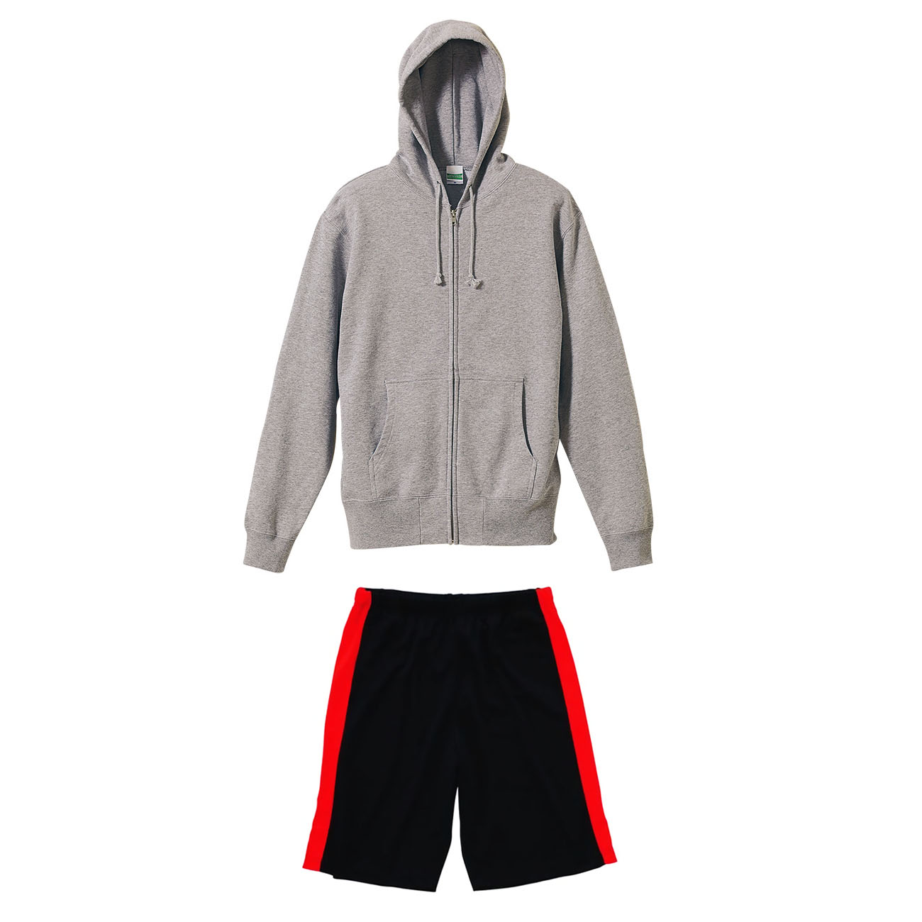 上ミックスグレー+下ブラック