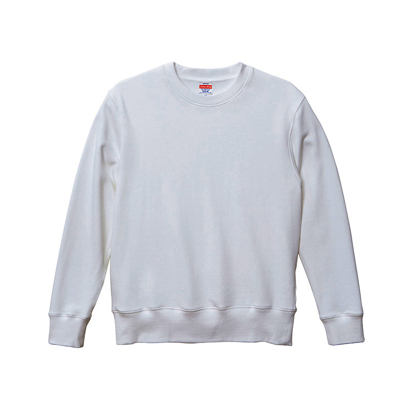 ユナイテッドアスレ 8.8oz ミドルウェイト クルーネックスウェット(裏パイル) XXL (ホワイト)