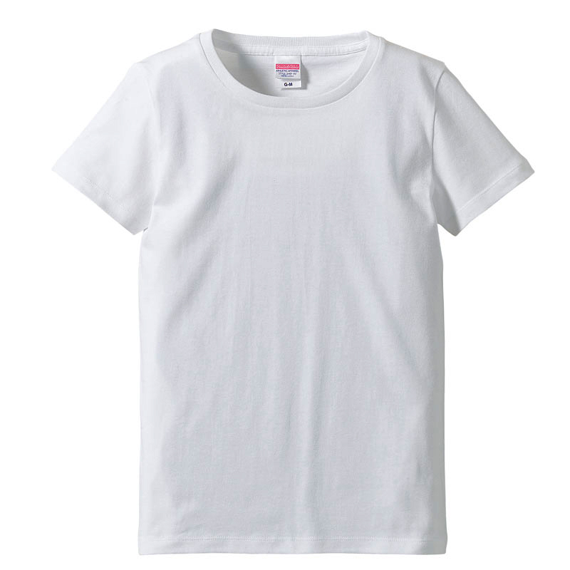 ユナイテッドアスレ 5.0oz レギュラーフィットTシャツ 白(ホワイト) ガールズサイズ (ホワイト)