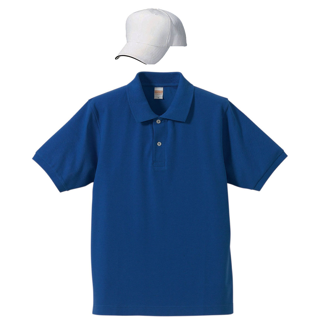 ロイヤルブルー+帽子(ホワイト・ブラック)