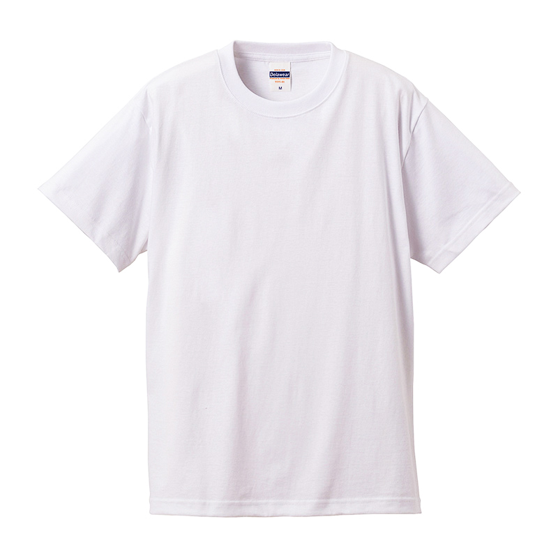 Delawear 6.2oz 厚手ホワイト(白)Tシャツ Mサイズ (ホワイト)