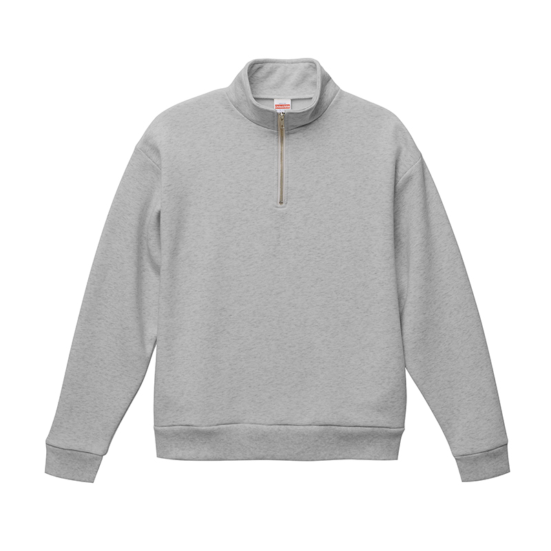 ユナイテッドアスレ 10.0oz ハーフジップ スウェット M・Lサイズ (ASH)