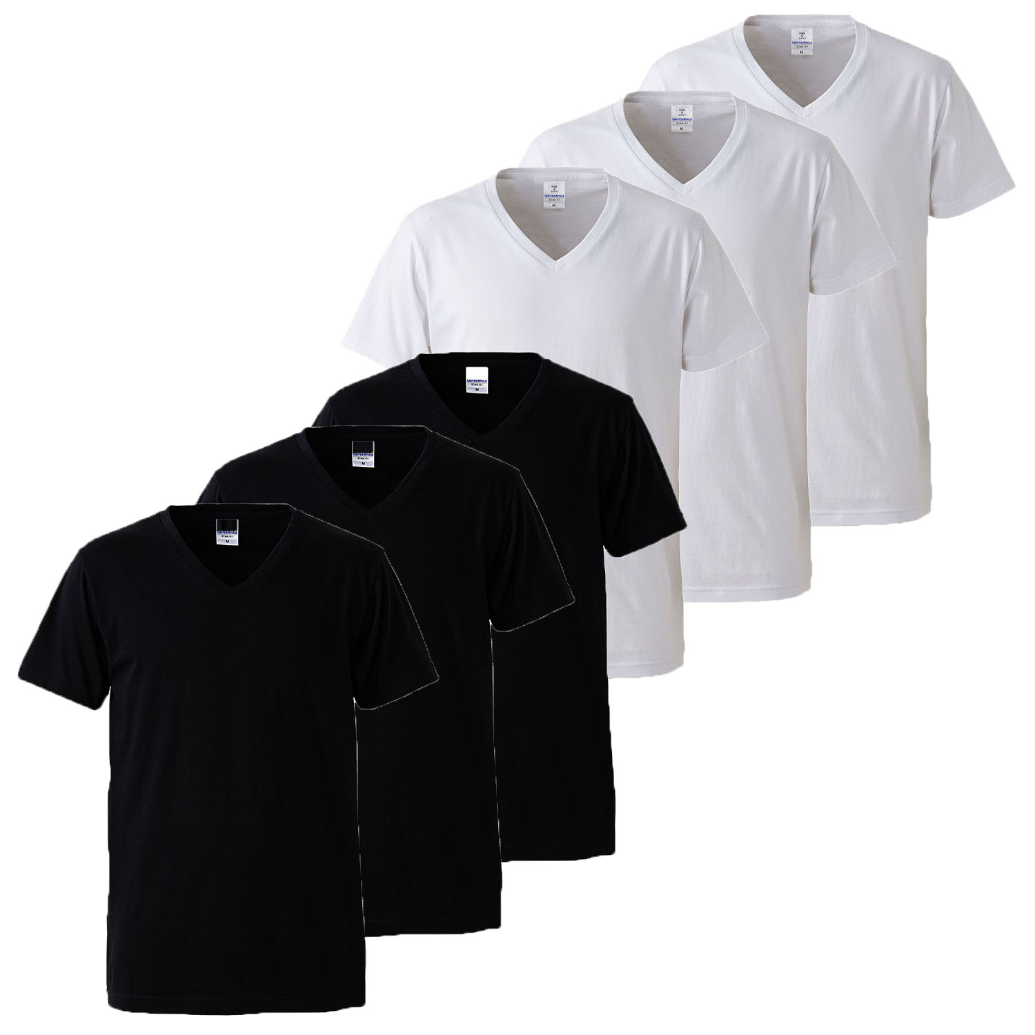 ブラック×3・ホワイト×3