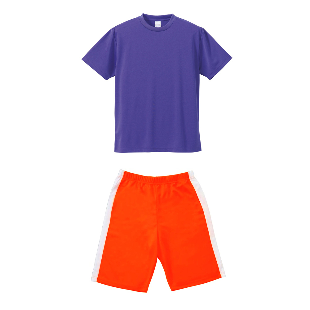 上バイオレットパープル+下オレンジ