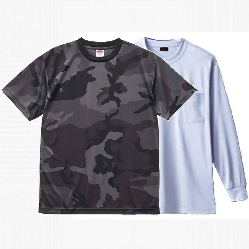 ブラックウッドランド(半袖)+ホワイト(長袖)