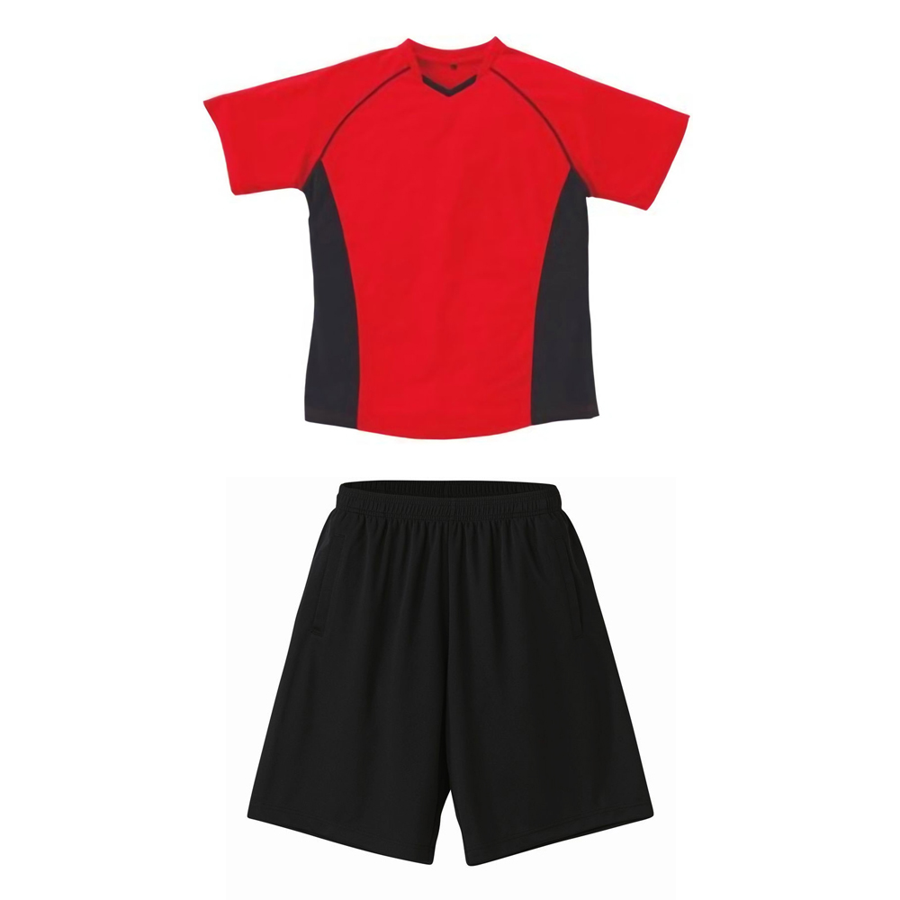 上レッド+下ブラック