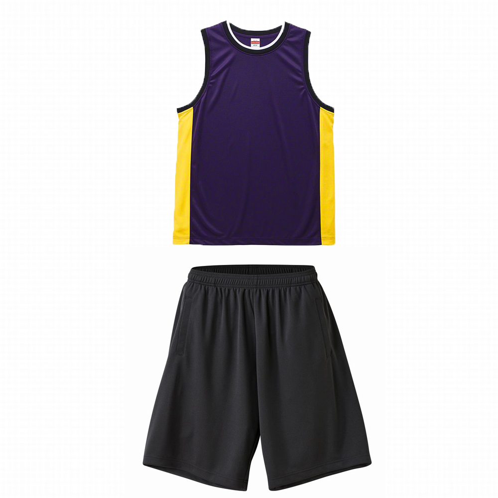 上パープル・カナリアイエロー+下ガンメタル