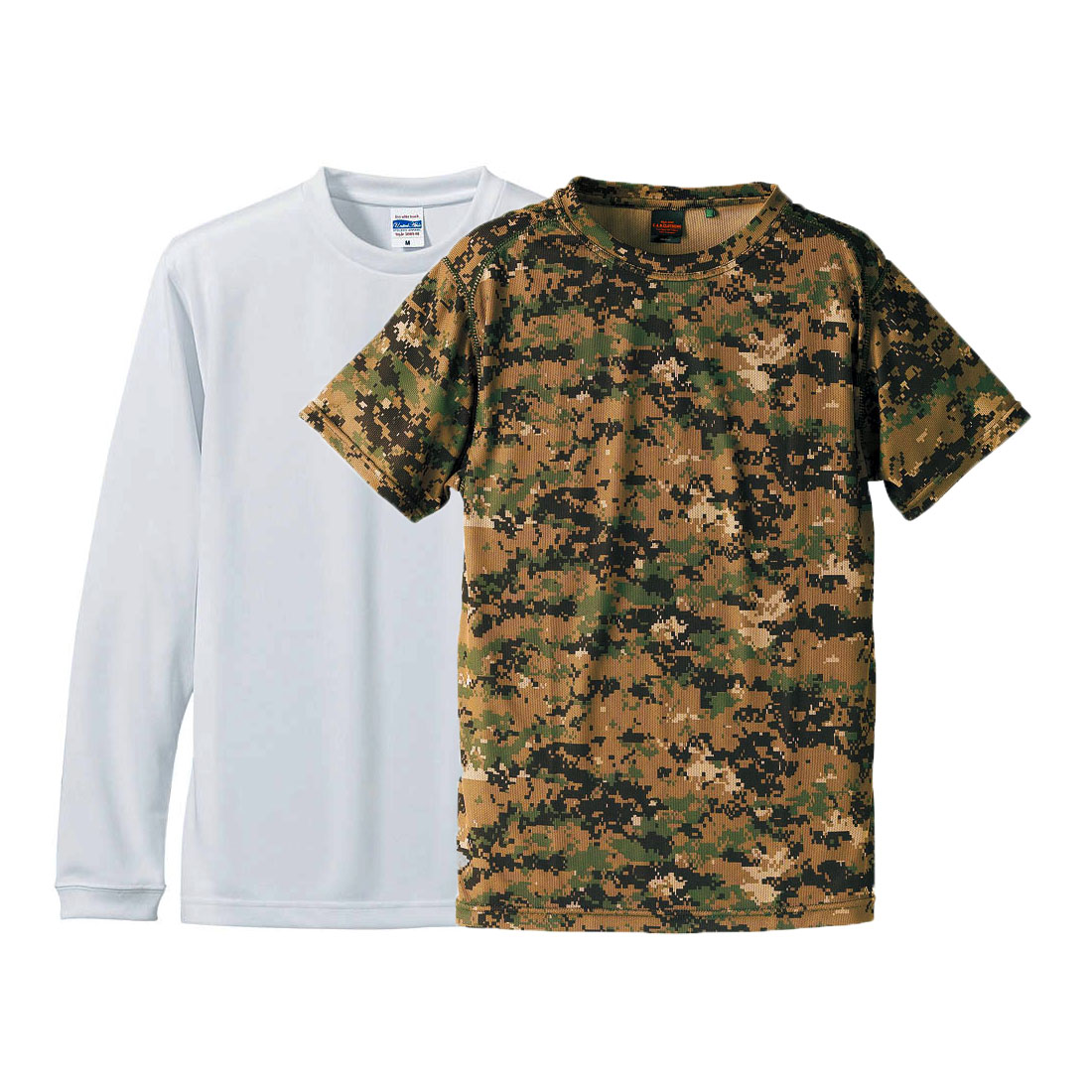 ピクセルウッドランド(Outer)+ホワイト(Inner)