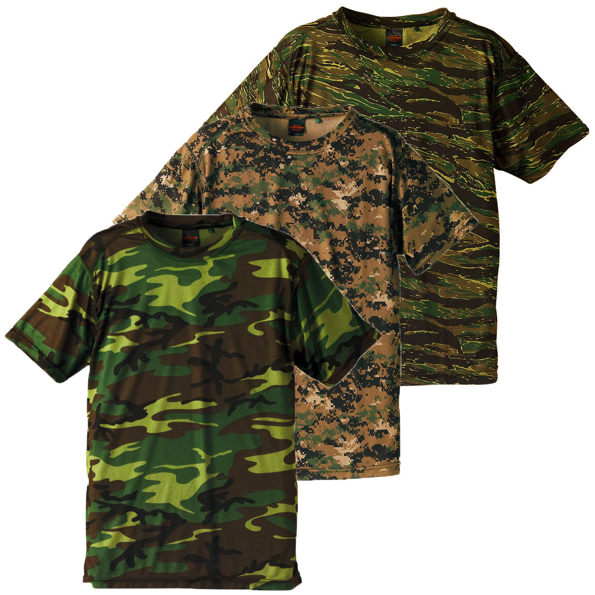 ウッドランド+ピクセルウッドランド+タイガー