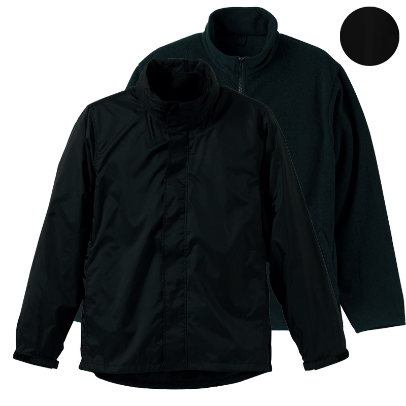 ブラック・ブラック(Innerフリース:ブラック)