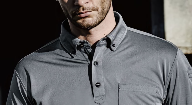 G.GROUND 4.4oz ボタンダウンポロシャツ(ブラック)