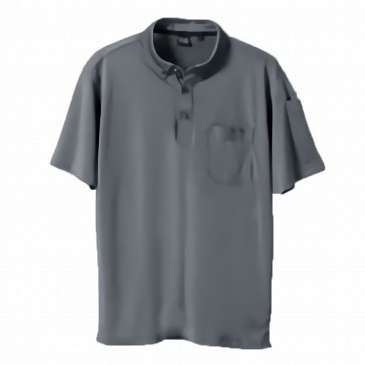 G.GROUND 4.4oz ボタンダウン半袖ポロシャツ(ドライ&デオドラント) S～3L (ブラック)