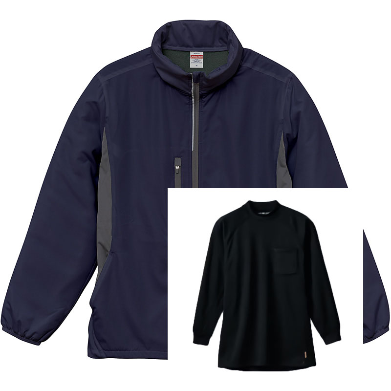 ネイビー+ブラック