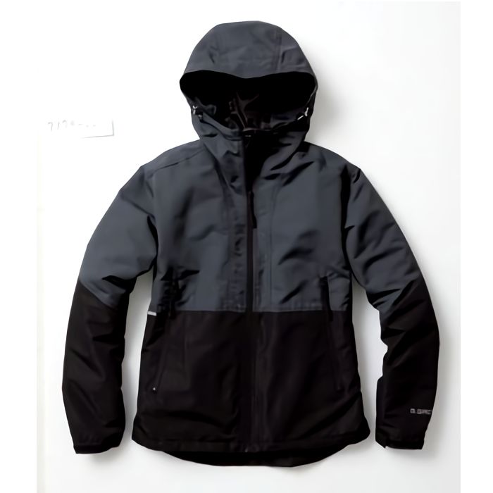 G.GROUND 撥水(背当てアルミプリント)防風防寒ブルゾン S～LLサイズ (チャコールグレー)