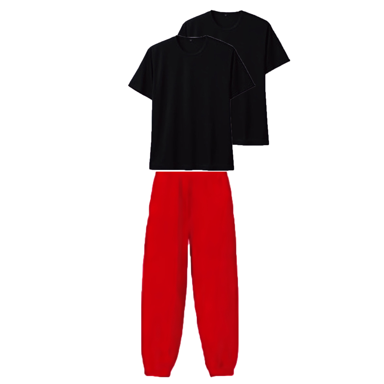 上ブラック+下レッド