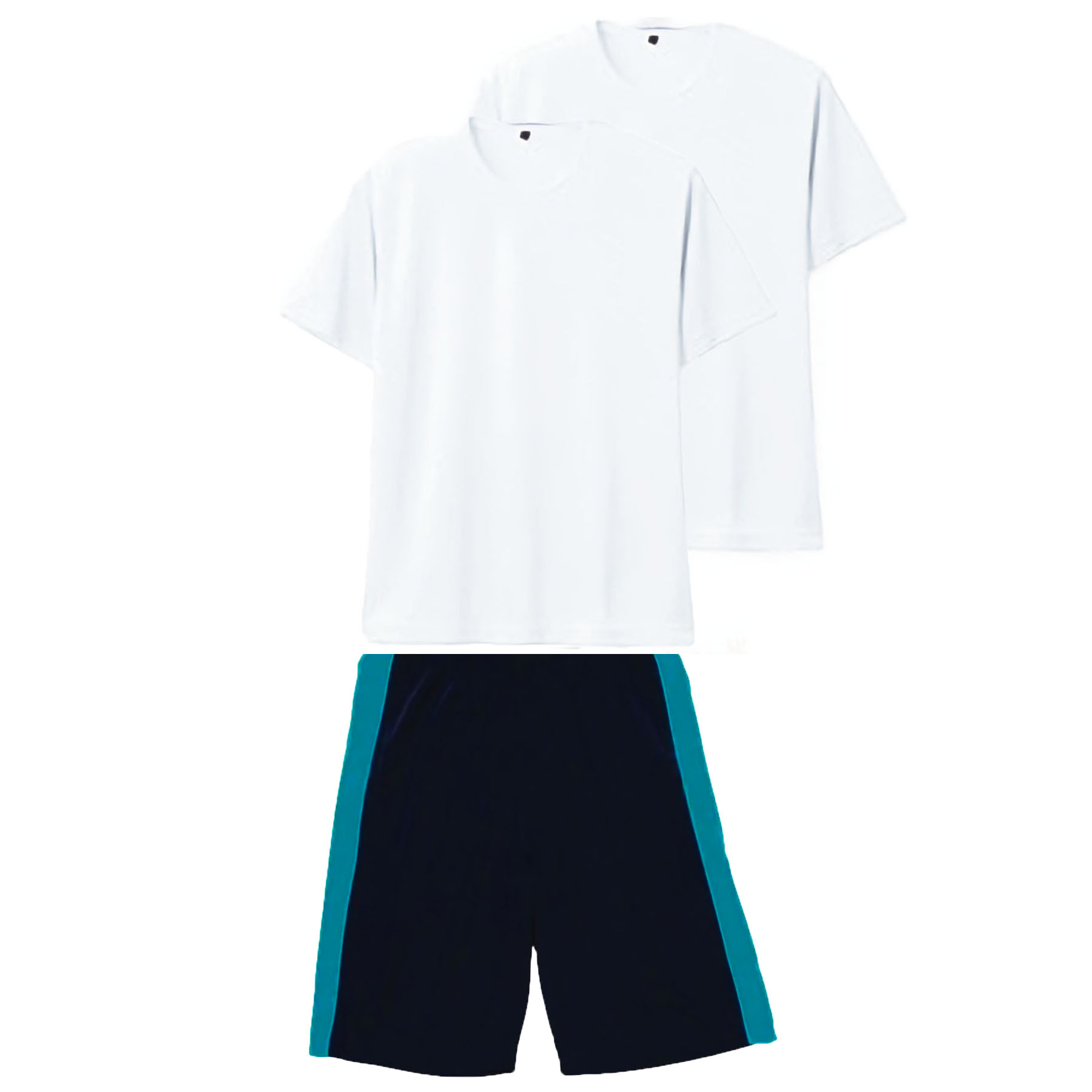 上ホワイト+下ネイビー