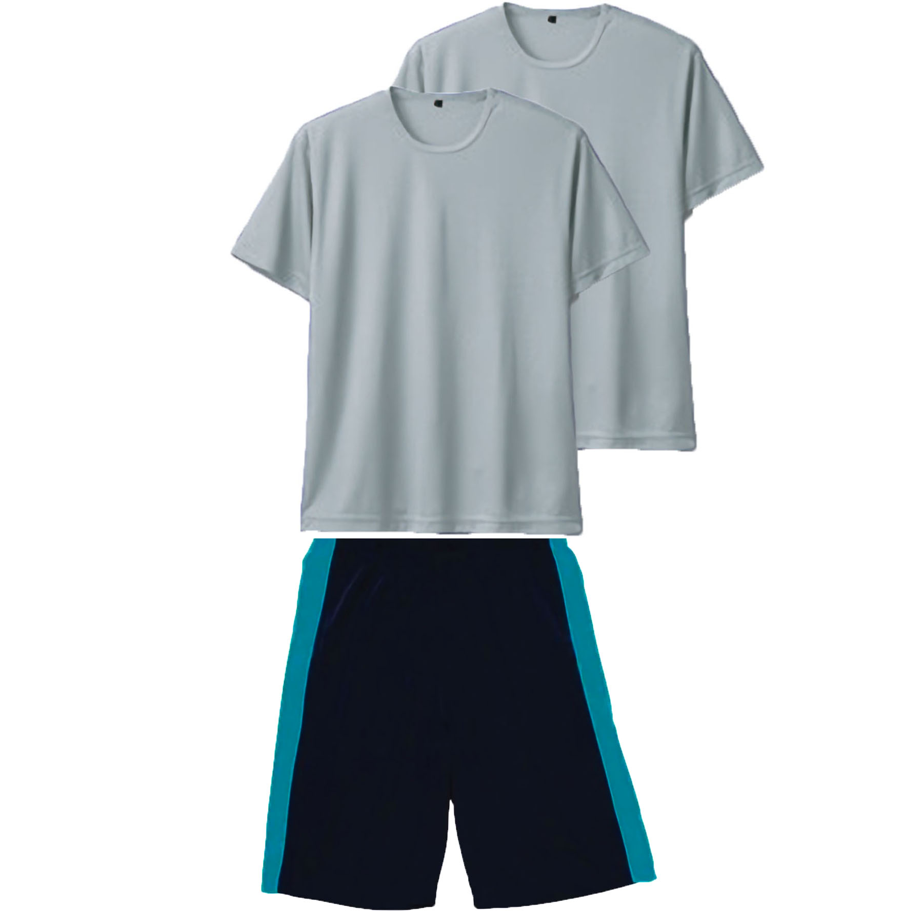 上シルバーグレー+下ネイビー