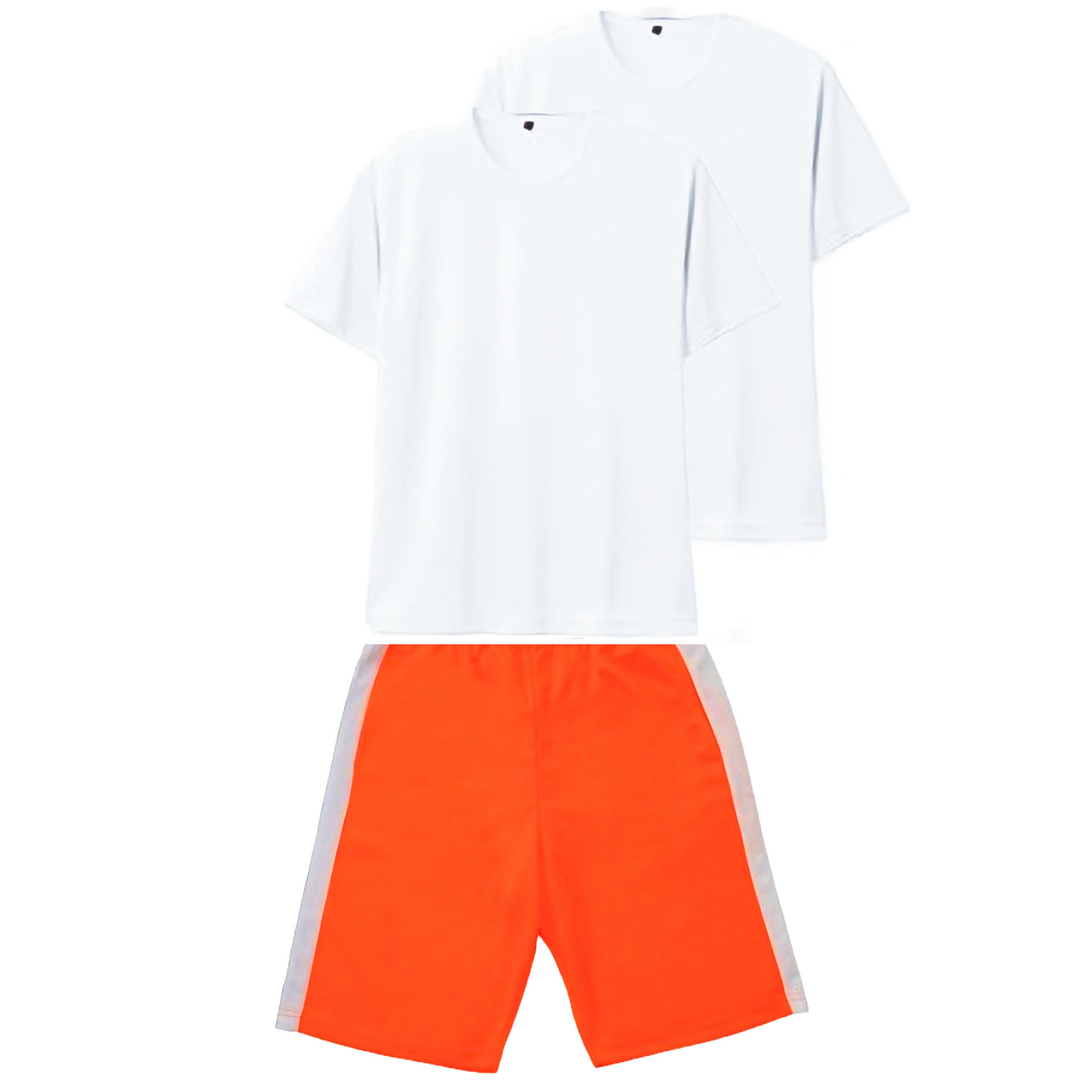 上ホワイト+下オレンジ