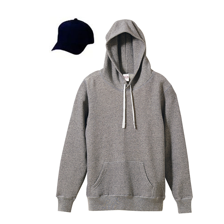 ヴィンテージへザー+(帽子)ネイビー・ホワイトク