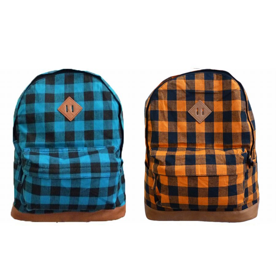 ブルー色 + オレンジ色