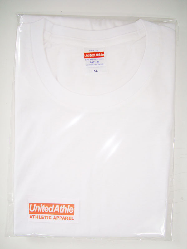 ユナイテッドアスレ 5.0oz レギュラーフィット カラー無地Tシャツ