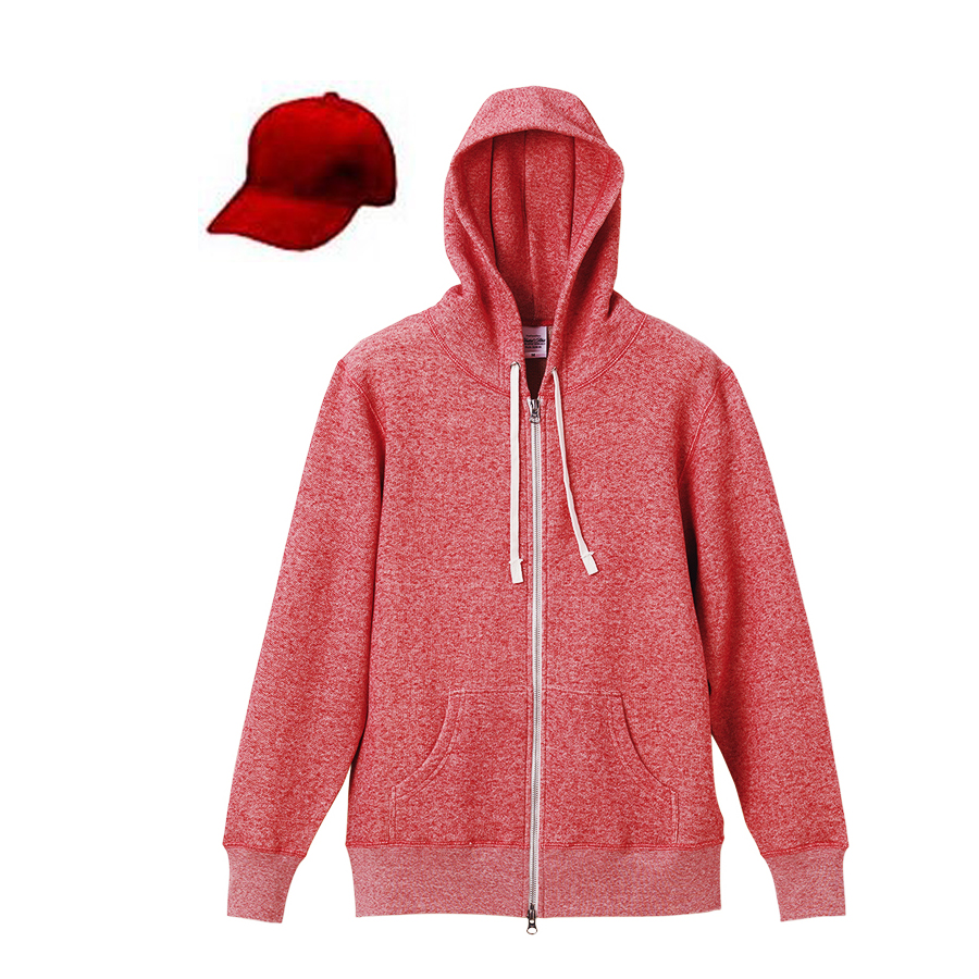 FF 8.4oz フルジップパーカー+コットンキャップ コーディネート学割セットアップ