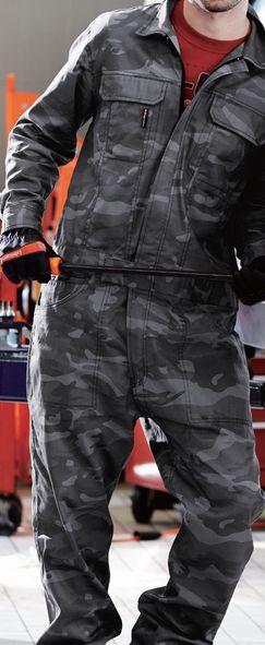 SOWA 迷彩色つなぎ(カモフラージュ色 デオドラント OVER ALL) 9921 SS～LL