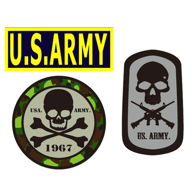 3 U.S.ARMY Patches - "U.S.ARMY 1967" etc