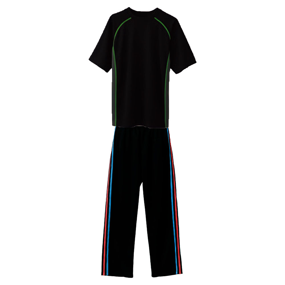 Absolute_GEAR 4.3oz 半袖ラグランスリーブTシャツ+ジャージロングパンツ学割セット