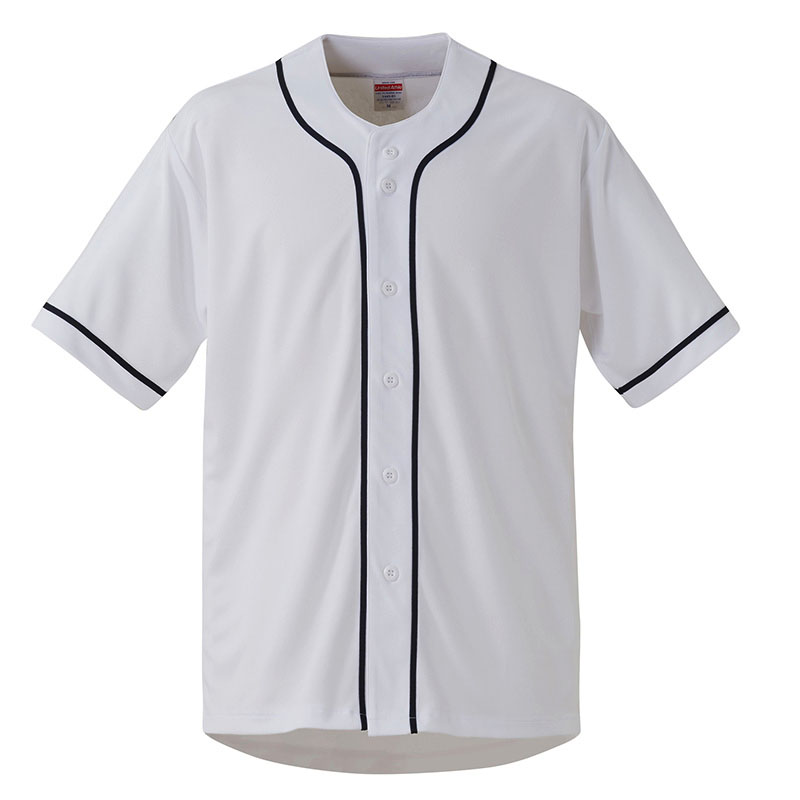 ユナイテッドアスレ ベースボールシャツ+ロングスリーブTシャツ 重ね着コーデ