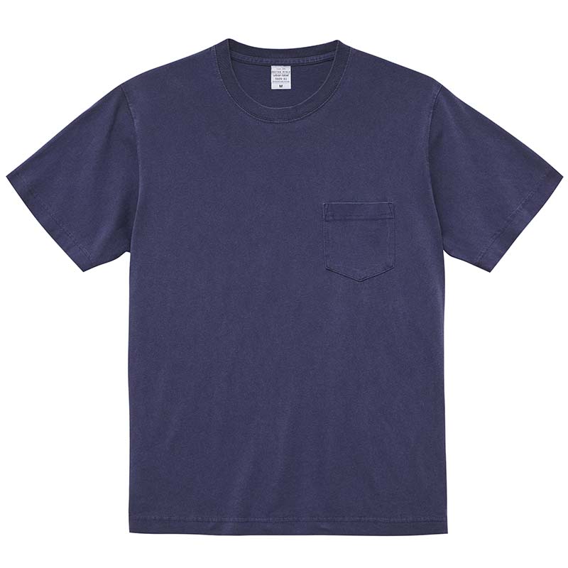 ユナイテッドアスレ_urban_label 5.6oz ピグメントダイTシャツ ポケット付 S～XL