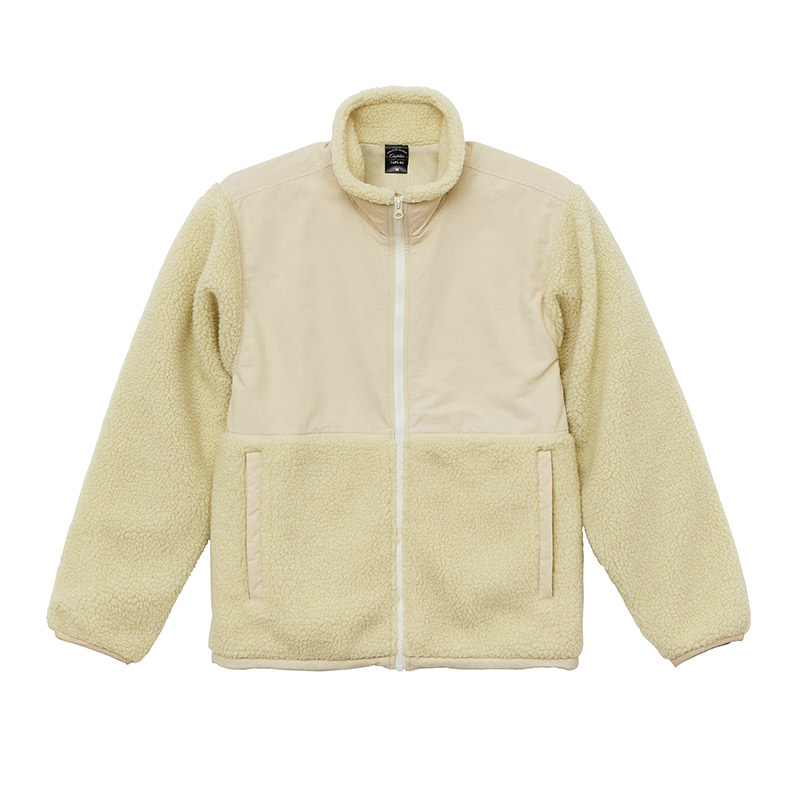 UNITED ATHLE Outfitters シープボア フリース スタンドジャケット(裏地付)
