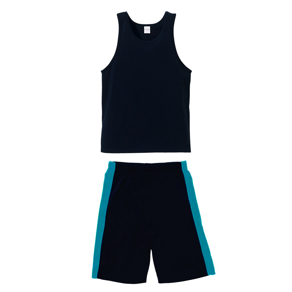 バスケットボール プラクティスジャージ セットアップ タンクトップ+ハーフパンツ M～XLサイズ